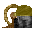 Pixel art water mill