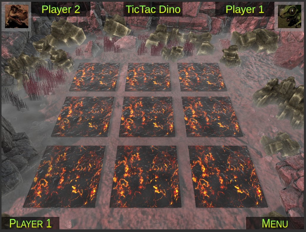 Tic Tac Dino play area