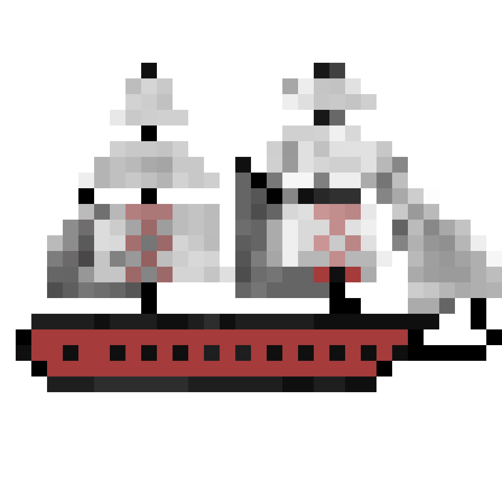Pixel art enemy brig